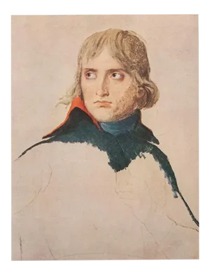 "Bonaparte" by Jacques-Louis David, 1940s After First Edition Swiss Photogravure