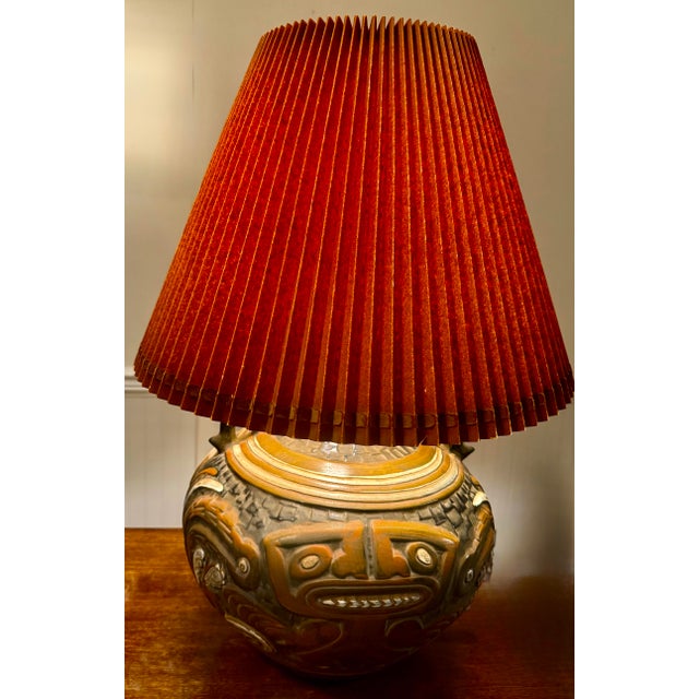 Tiki Mayan Gods Lamp For Sale - Image 4 of 12