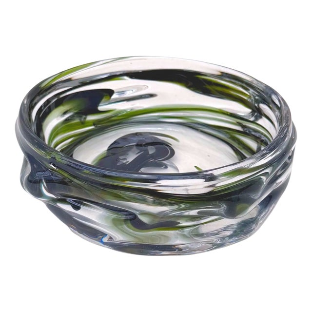 Murano Blown Glass Trinket Tray, Italy, 1970 For Sale