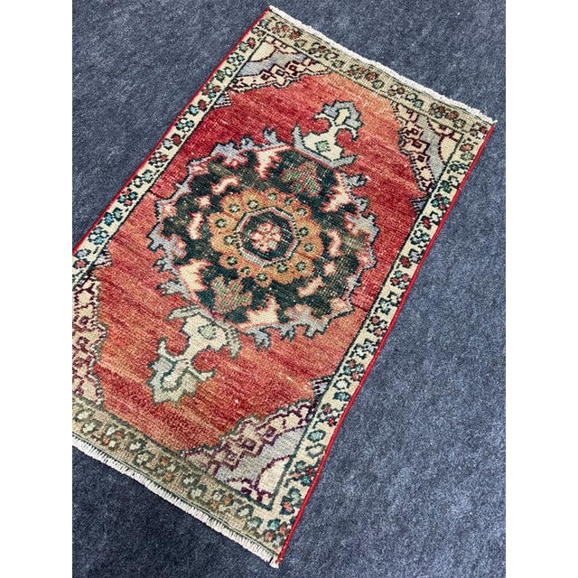 Early 21st Century Turkish Yastik Rug 1'8" x 2'8" For Sale - Image 5 of 5