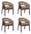 Spencer Dining Chairs by Wood Tailors Club, Set of 4 For Sale