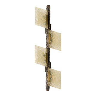 Vintage 1970s Dallux Brutalist Sconce For Sale