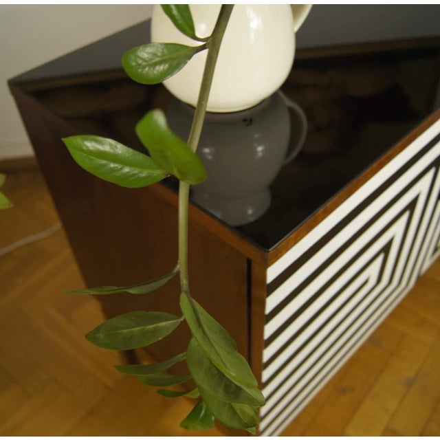 1970s Modular Sideboard with Op Art Motif, 1970s, Set of 3 For Sale - Image 5 of 10