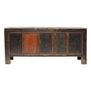 Chinese Red Door Coffer, C. 1900 For Sale