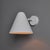 Mid-Century Modern Mid-Century Modern 'ZuZu' White Painted Brass Wall Sconce in the Style of Jacques Biny For Sale - Image 3 of 18