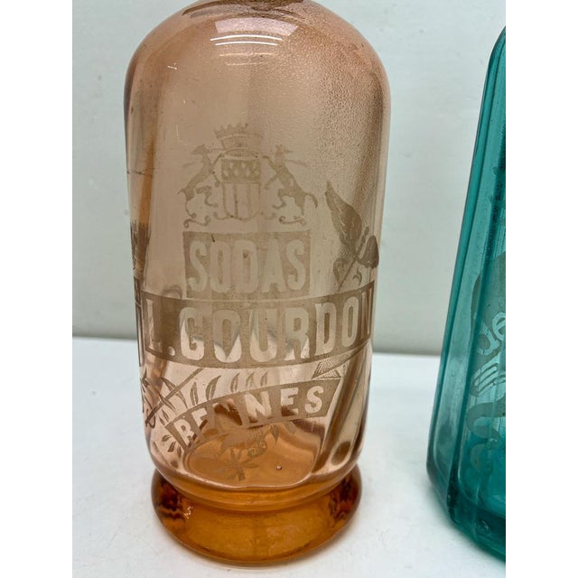 French Art Deco Soda Syphons, 1920s, Set of 2 For Sale - Image 3 of 13