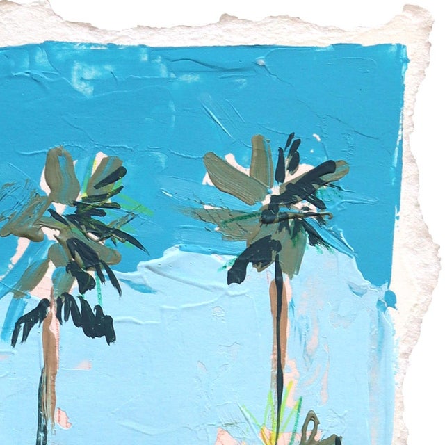 Silver Lake Shops - Original La Streetscape Mixed Media Painting on Paper by Kellie Newsome For Sale - Image 4 of 6
