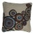 Aubusson Aqua Throw Pillow For Sale