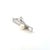 1990s Mikimoto Estate Akoya Pearl Mens Tie Clip 7 mm Silver For Sale - Image 9 of 9