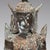 Metal Thepphanom Thai Oxidized Brass Statue For Sale - Image 7 of 9