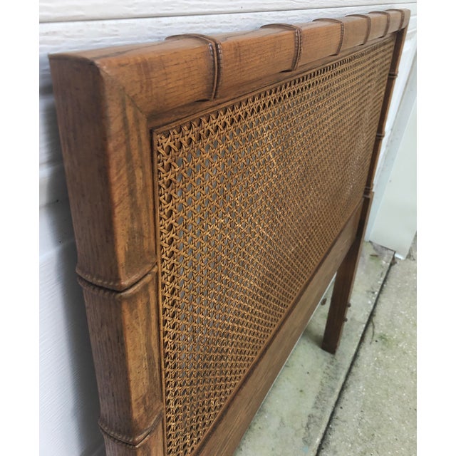 Boho Chic Dixie Faux Bamboo Twin Caned Headboard Chairish