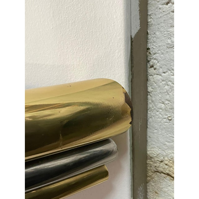 Exceptiona Mixed-Metal Demilune Consoles - A Pair For Sale - Image 17 of 18