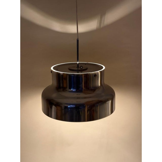 Mid-Century Modern Silver Bumling Ceiling Lamp by Anders Pehrson for Ateljé Lyktan, 1960s For Sale - Image 14 of 16