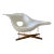 Vintage 1990s Eames La Chaise Lounge Chair For Sale