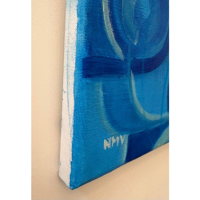 2020s “Orbiter Tryptic” Oil on Linen by Nancy M. Vignola For Sale - Image 5 of 8
