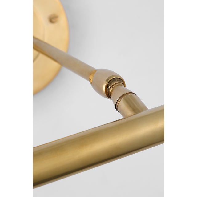 Amber Lewis for Visual Comfort Signature Emery 18" Picture Light in Hand-Rubbed Antique Brass For Sale In Houston - Image 6 of 8