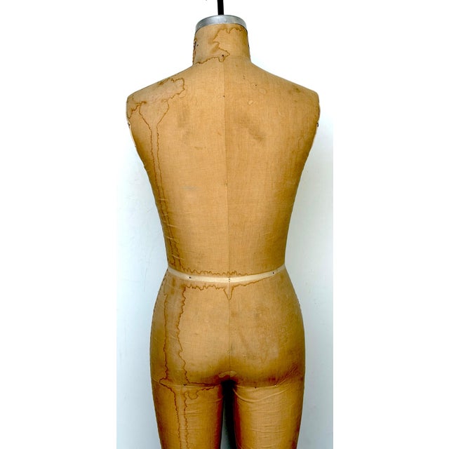 Antique Tailor’s Mannequin / Dress Form, Wolf Form Co., New York, C. 1900s For Sale - Image 10 of 17