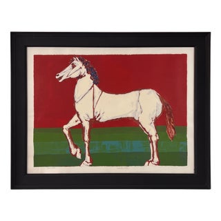 Saulo, a Horse, 1970, Lithograph, Framed For Sale