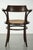 Vintage Webbing Armchair in Curved Wood For Sale - Image 4 of 13