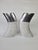 Vases in Aluminum and Ceramic from Ventura Living, 2000s, Set of 2 For Sale - Image 6 of 11