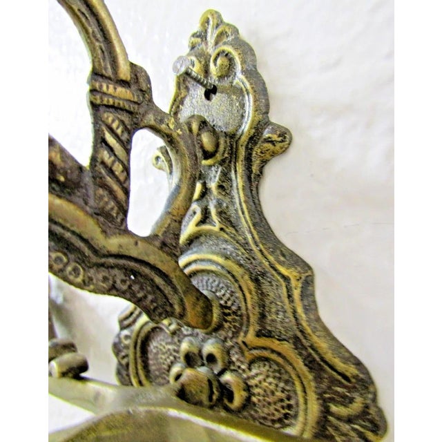 Antique Monastery Call to Prayer Wall Bell With Chain Handle Ringer For Sale - Image 10 of 11