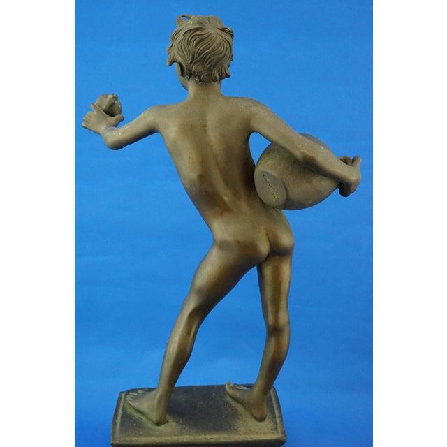 Vincenzo Gemito, Art Nouveau Nude Sculpture of Water Carrier with a Fountain, Late 1800s, Bronze For Sale - Image 14 of 18