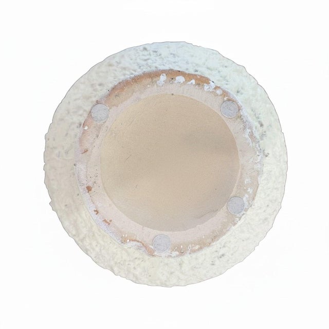 White Rowan Round Double Handle Vase - Large For Sale - Image 8 of 10