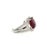 Natural Tourmaline Diamond Ring 6.5 14k White Gold 5.89 TCW Certified For Sale - Image 13 of 18