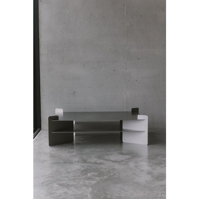 Not Yet Made - Made To Order Bali Stainless Steel Coffee Table by Zincutec For Sale - Image 5 of 9
