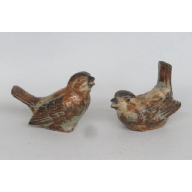 This adorable Pair of 2 Bird Figurines is made of stoneware ceramic. Both of these darling figurines are posed like...
