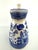 Antique Japanese Blue & White Ceramic Pitcher With Lid, Willow Pattern For Sale - Image 9 of 12