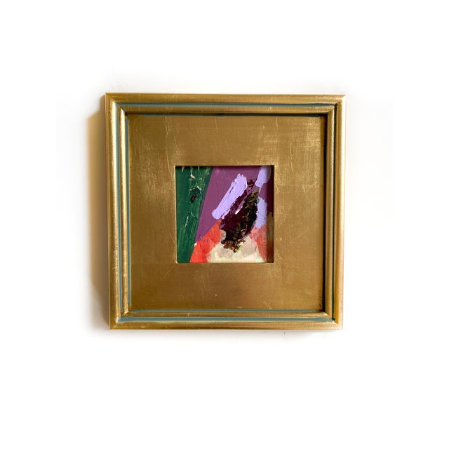 "Thorny Thicket" Set of Four Framed Mini Paintings by Jessalin Beutler For Sale - Image 4 of 8