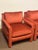 1970s Milo Baughman Red Parsons Armchairs – a Pair For Sale In Detroit - Image 6 of 12