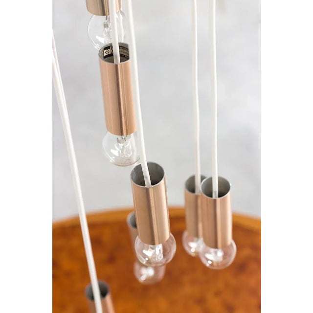 Metal Copper Colored Cascading Light from Raak Amsterdam For Sale - Image 7 of 9