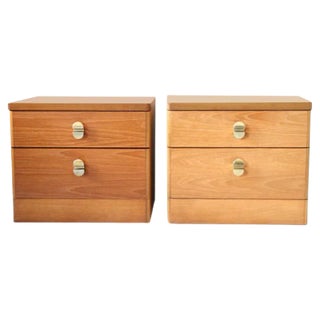 Mid-Century Teak Nightstands from Stag, Set of 2 For Sale