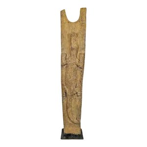 Antique Dogon Alligator Wood Panel