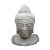 Vintage Balinese Asian Stone Buddha Head Statue For Sale