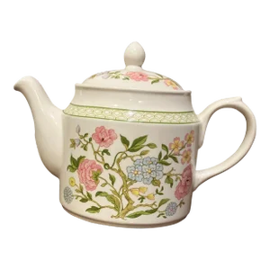 Vintage Oval English Mandarin Tea Pot