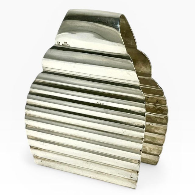 Art Deco Vintage Art Deco Christofle Silver Plate Asparagus Tongs by Luc Lanel For Sale - Image 3 of 13