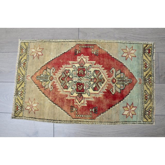 1960s 1960s Turkish Handmade Bohemian Rug For Sale - Image 5 of 6