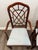 Chinoiserie Late 20th Century Chinese Chippendale Chinoiserie Fretwork Arm Chairs by Hickory Chair Furniture Company - a Pair For Sale - Image 3 of 12