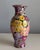 Set of Vintage Vases - Asian-Style Floral, Imari & Yellow Lidded Ginger Jar For Sale - Image 4 of 12