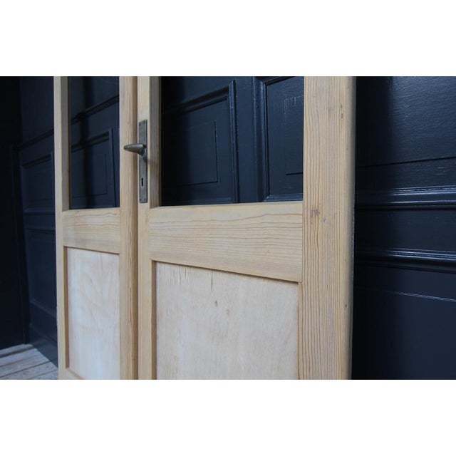 Antique Double Door in Pine, 1890s For Sale - Image 4 of 18