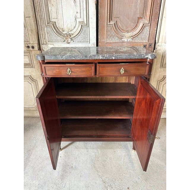 Brown Louis XVI Style Sideboard, 1890s For Sale - Image 8 of 10