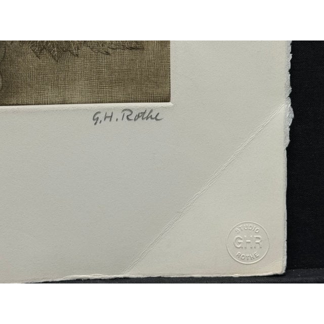 Paper G H Rothe Grapes #Apiii Art Hand Signed Limited Edition 1983 on Paper Original For Sale - Image 7 of 8
