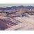 Vintage unsigned Sandy Wash in Front of Mountains oil painting, circa 1980-90. This painting is attributed to Howard Carr...