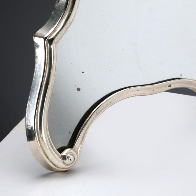 Miracoli Milano Silver Wall Mirror For Sale - Image 4 of 7