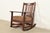 Stickley Style Antique Mission Oak Arts & Crafts Rocking Chair, Circa 1910 For Sale - Image 11 of 11