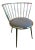 Mid Century Modern Cantori Aurora Barred Back Chair For Sale