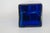 Cobalt Blue Glass Bud Vase Mid Century Modern Rectangular Murano Style 4922b For Sale In Miami - Image 6 of 12